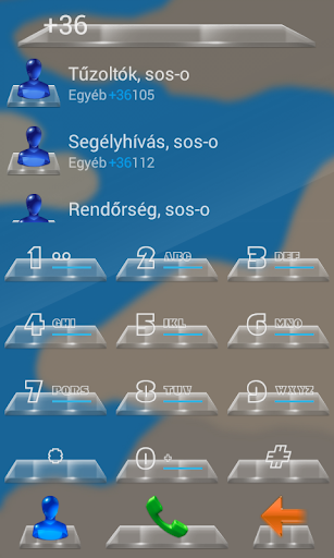 exDialer 3D Glass Theme