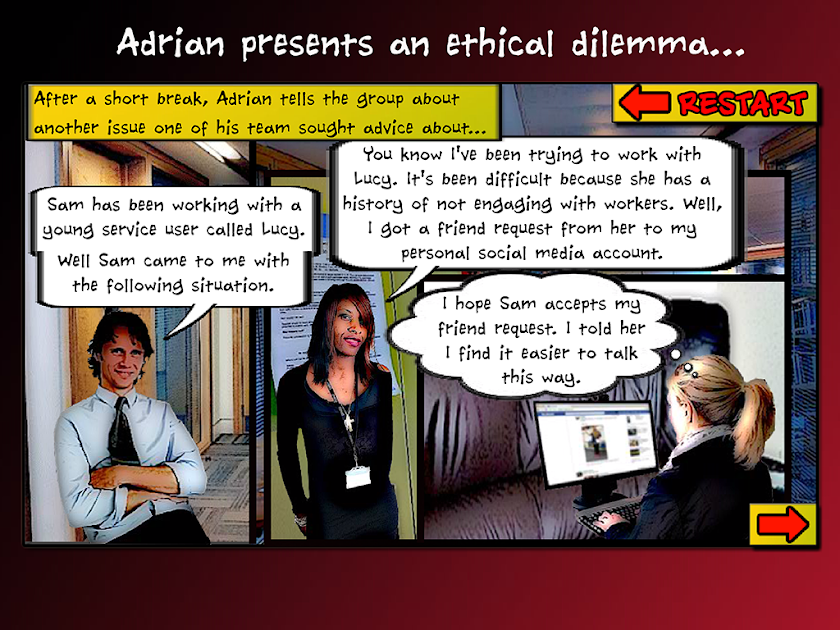 Social Work Social Media Screen 1