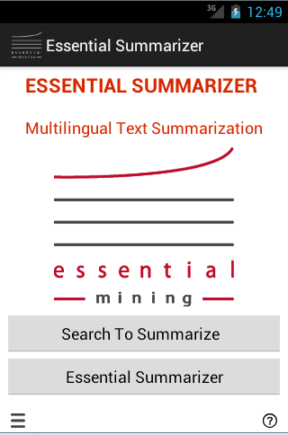 Essential Summarizer