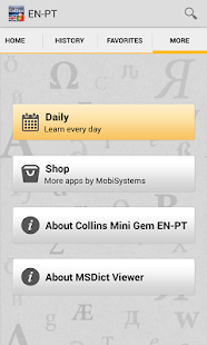 Free English<>Portuguese Mini Dicti APK