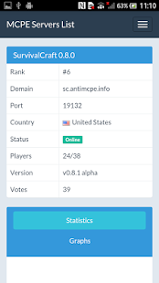 download MCPE Servers List free