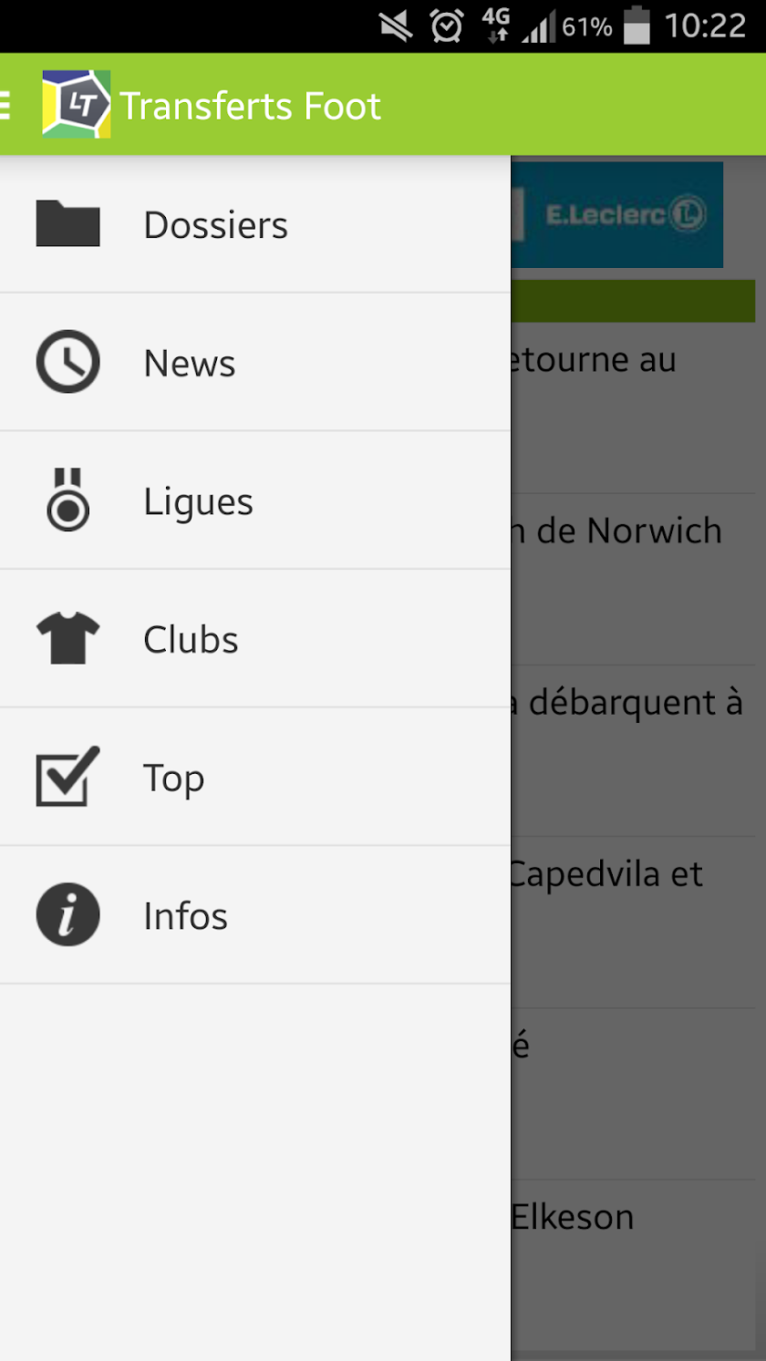 Transferts Foot &amp; Mercato Screen 1