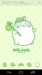 Molang Clover Green Atom theme poster 2
