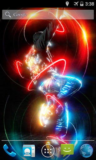 Neon Dancer Live Wallpaper