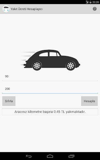 【免費工具App】Yakıt Ücreti Hesaplayıcı-APP點子