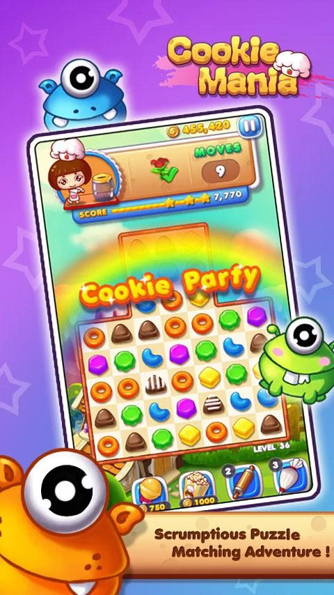   Cookie Mania - Cooking Match: captura de tela 