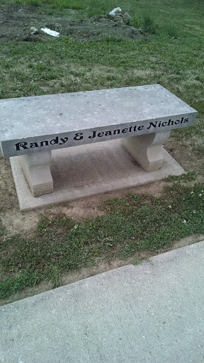 Randy and Jeanette Nichols Bench.