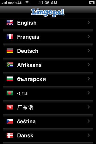 Android application Lingopal 44 screenshort