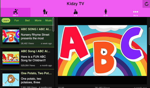 【免費娛樂App】Kidzy TV-APP點子