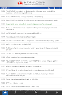 Informacje PAP Screenshots 0