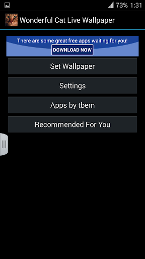 【免費個人化App】Wonderful Cat Live Wallpaper-APP點子