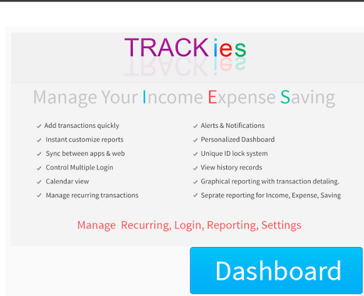 Trackies-IncomeExpense Tracker