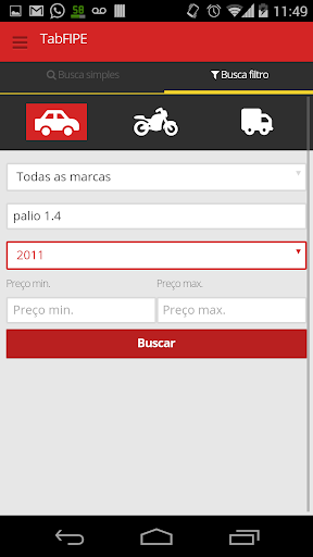 Tab FIPE - Preço automóvel