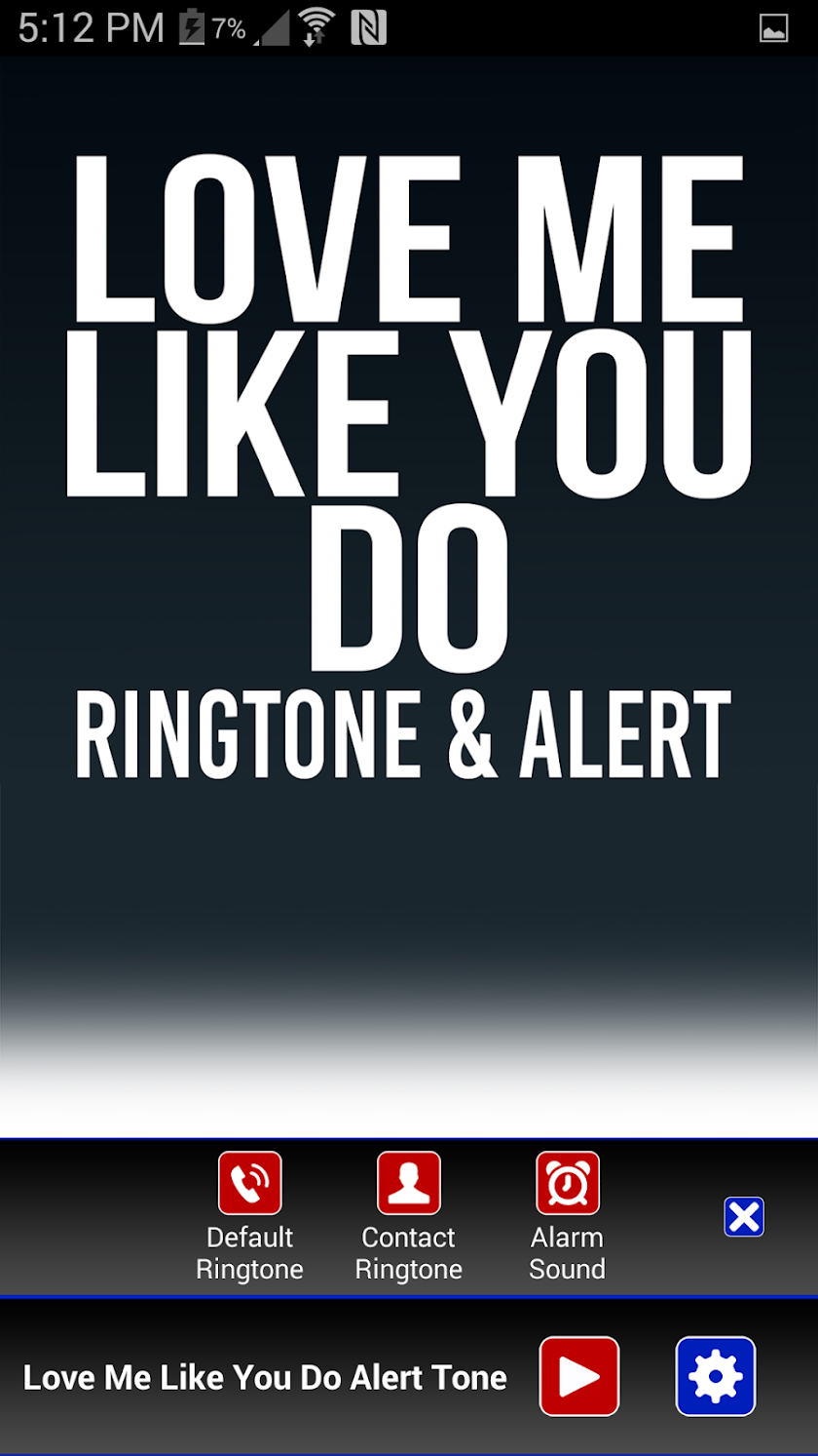 Love Me Like You Do Ringtone Screen 2