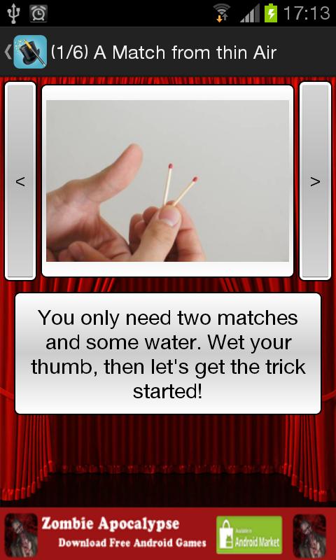 Magic-Tricks Tutorials Screen 3