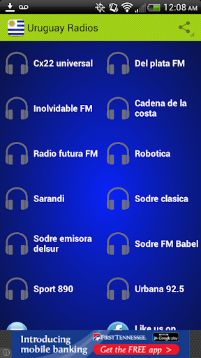 【免費音樂App】Uruguay Radios-APP點子