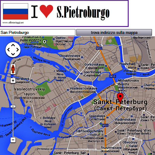 【免費旅遊App】Sankt Peterburg map-APP點子