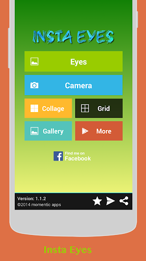 Insta Eyes with Collage