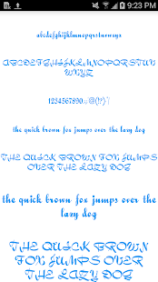 Color Fonts for FlipFont #5 - náhled