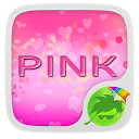 Pink Love Keyboard mobile app icon