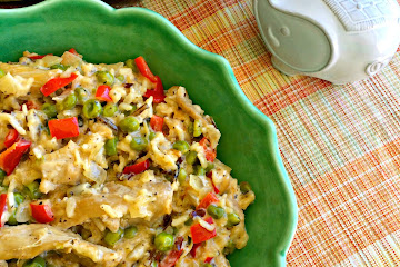 Creamy White Wine Chicken & Rice