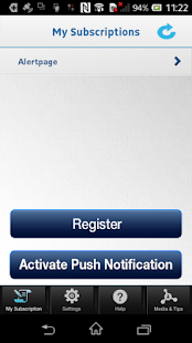 Alertpage Mobile Screenshots 1