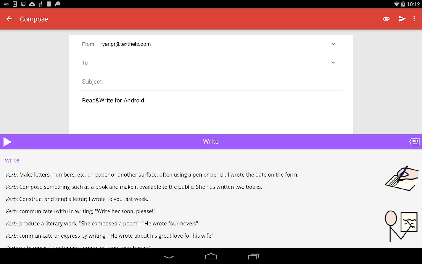 Read&Write for Android - screenshot