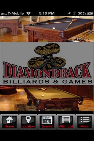 DiamondBack Billiards and Game