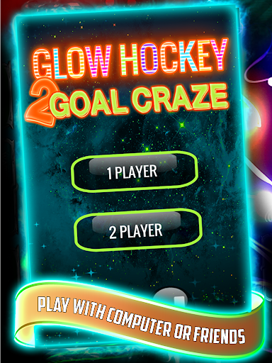 Glow Hockey 2 Goal Craze