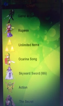Zelda Ocarina of Time 3d Cheat