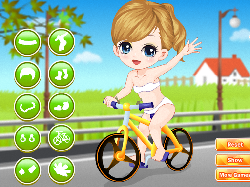 女の子のためのバイクのゲーム