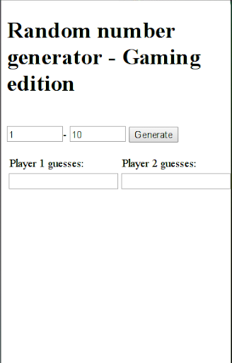 RNG - Gaming edition