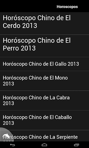 Horoscopo Chino 2013