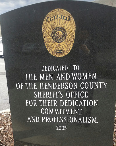Henderson County Sheriff Stelae
