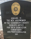 Henderson County Sheriff Stelae