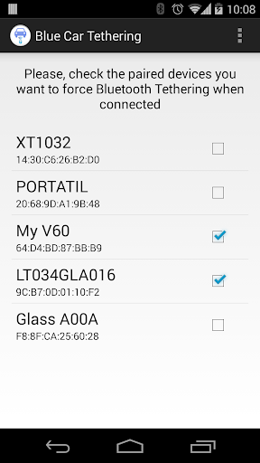 Blue Car Tethering on Demand