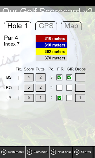 免費下載運動APP|Our Golf Scorecard app開箱文|APP開箱王