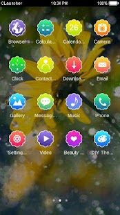 How to install Yellow Flower Clauncher Theme 4.1.1 unlimited apk for bluestacks