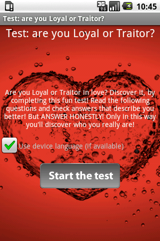 Loyal Traitor Test