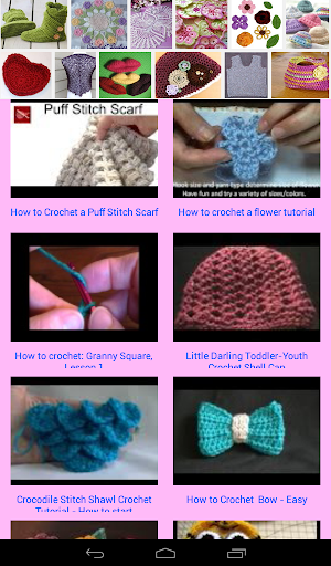 【免費媒體與影片App】How to Crochet New Pattern-APP點子