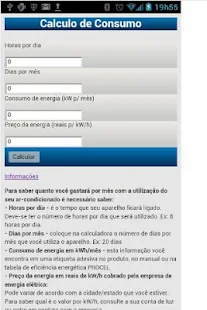   Cálculo de consumo de energia- screenshot thumbnail   