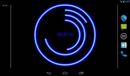 Neon Clock Live Pro Wallpaper poster 2