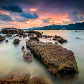 sunset teluk bayu -pulau pinang by Farhan Fuad Yusof - Landscapes Sunsets & Sunrises