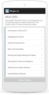 Free Learn Word 2010 APK for Android