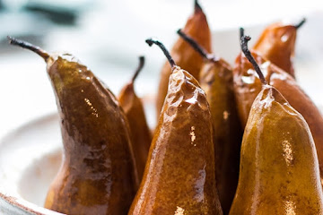 Baked Marsala Pears