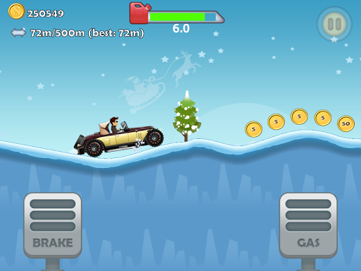 【免費賽車遊戲App】Hill Racing: Christmas Special-APP點子