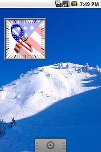 Download American Flag Ribbon Clock APK for Android