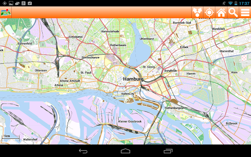 【免費旅遊App】Hamburg Offline mappa Map-APP點子