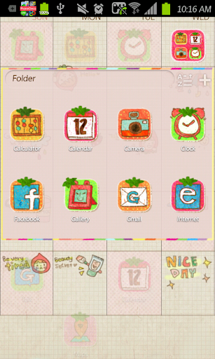 【免費個人化App】Diary go launcher theme-APP點子