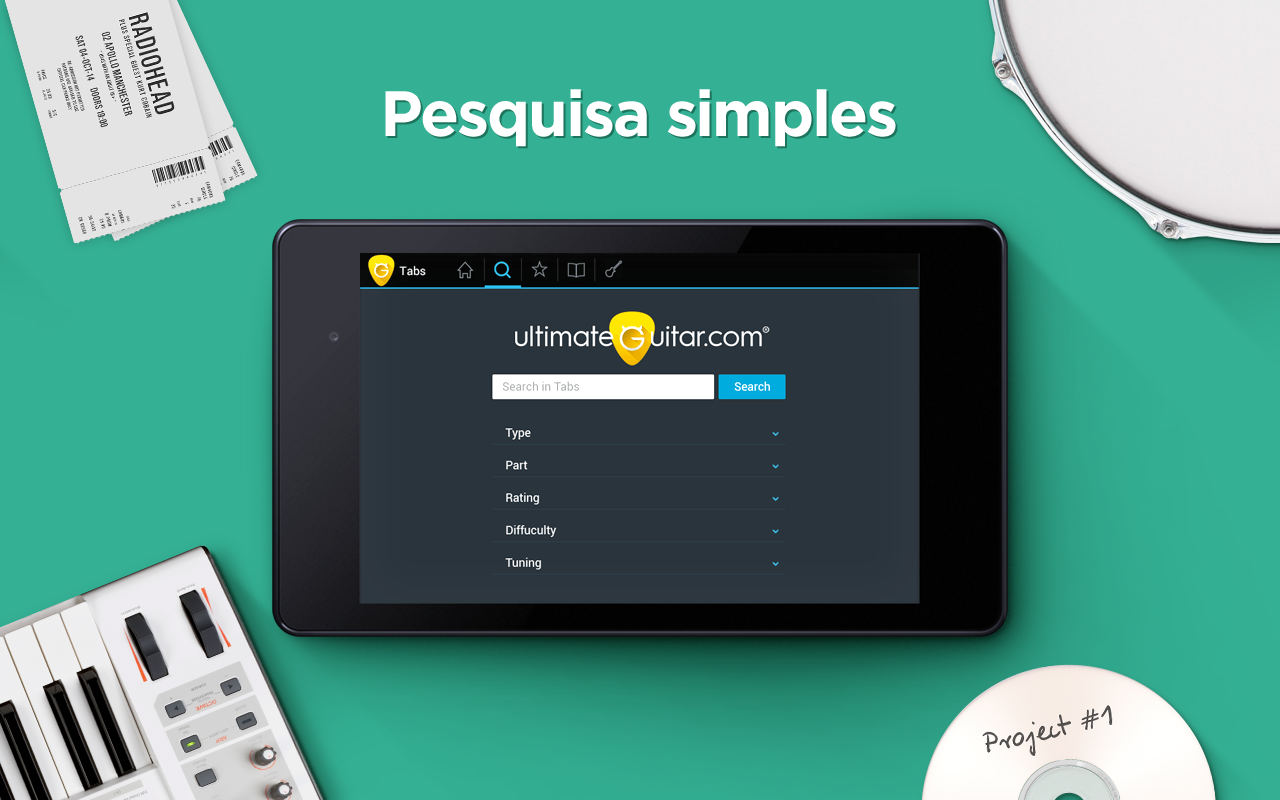   Ultimate Guitar Tabs & Chords: captura de tela 
